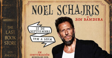 Una noche con NOEL SCHAJRIS en “The Last Bookstore” de Downtown Los Ángeles